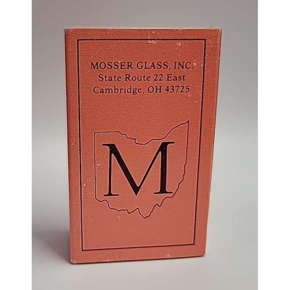 Vintage Mosser Glass Pee Wee‎ Clown G Blue w. Matching All the World Plate - Picture 7 of 7